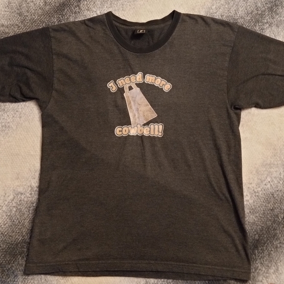 Christopher Walken Saturday Night Live SNL sketch cowbell tee shirt - Picture 2 of 5